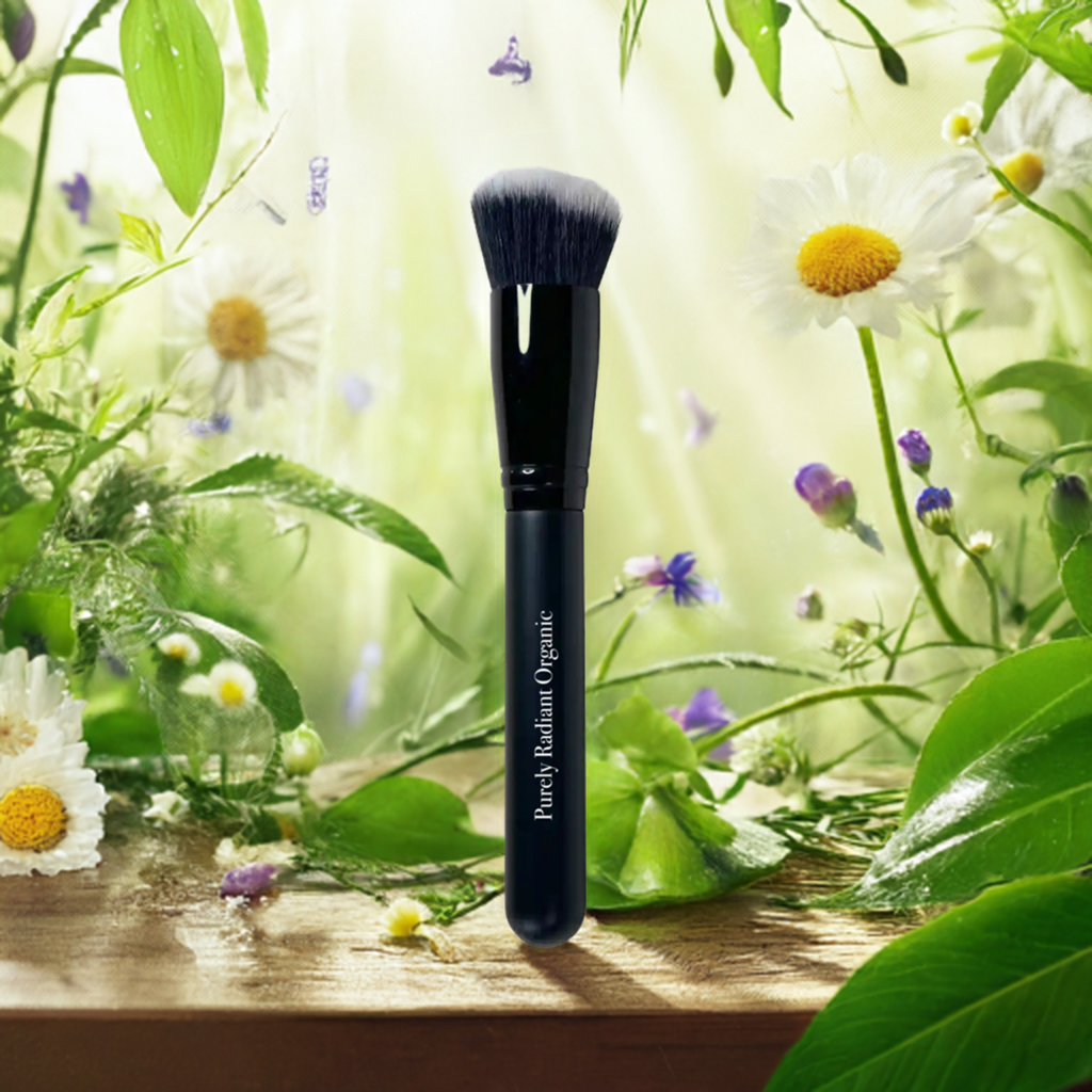 Organic Stipple & Blend Foundation Brush for Flawless Coverage