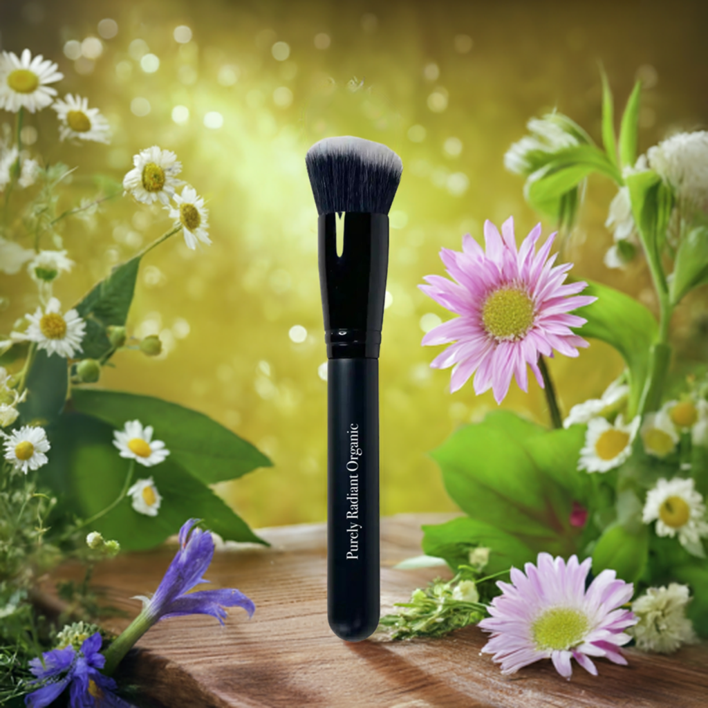 Organic Stipple & Blend Foundation Brush for Flawless Coverage