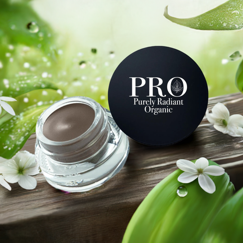 Waterproof Light Brown Organic Eyebrow Sculpting Pomade with Oil Control