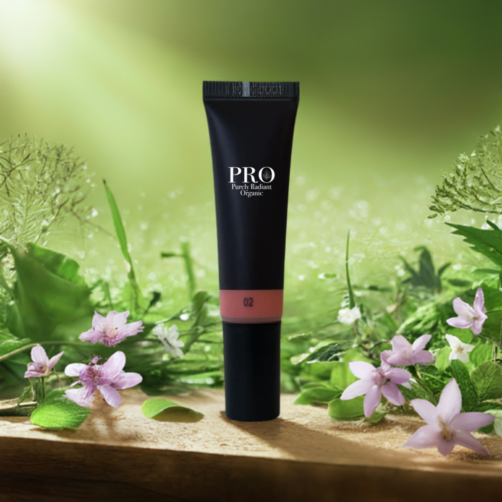 Purely Radiant Organic Liquid Blush - Dew Peach Glow for Flawless Cheeks