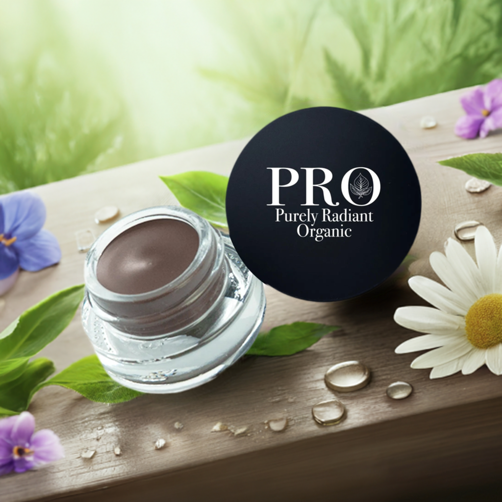 Discover Flawless Brows with Medium Brown Brow Pomade by Purely Radiant Organic