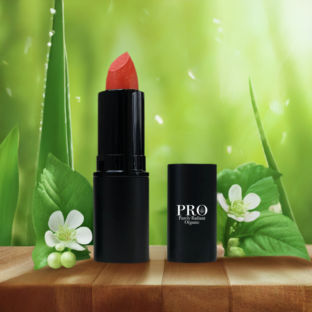 Purely Radiant Organic's Lipstick in FireCracker Red