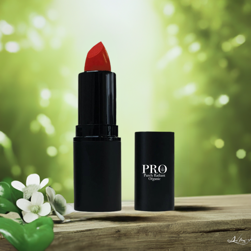 Luxurious Organic Lipstick - Oh So Red