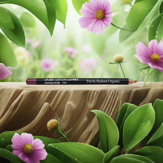 Antique Rose Lip Liner for Defined, Fuller, Eco-Friendly Lips