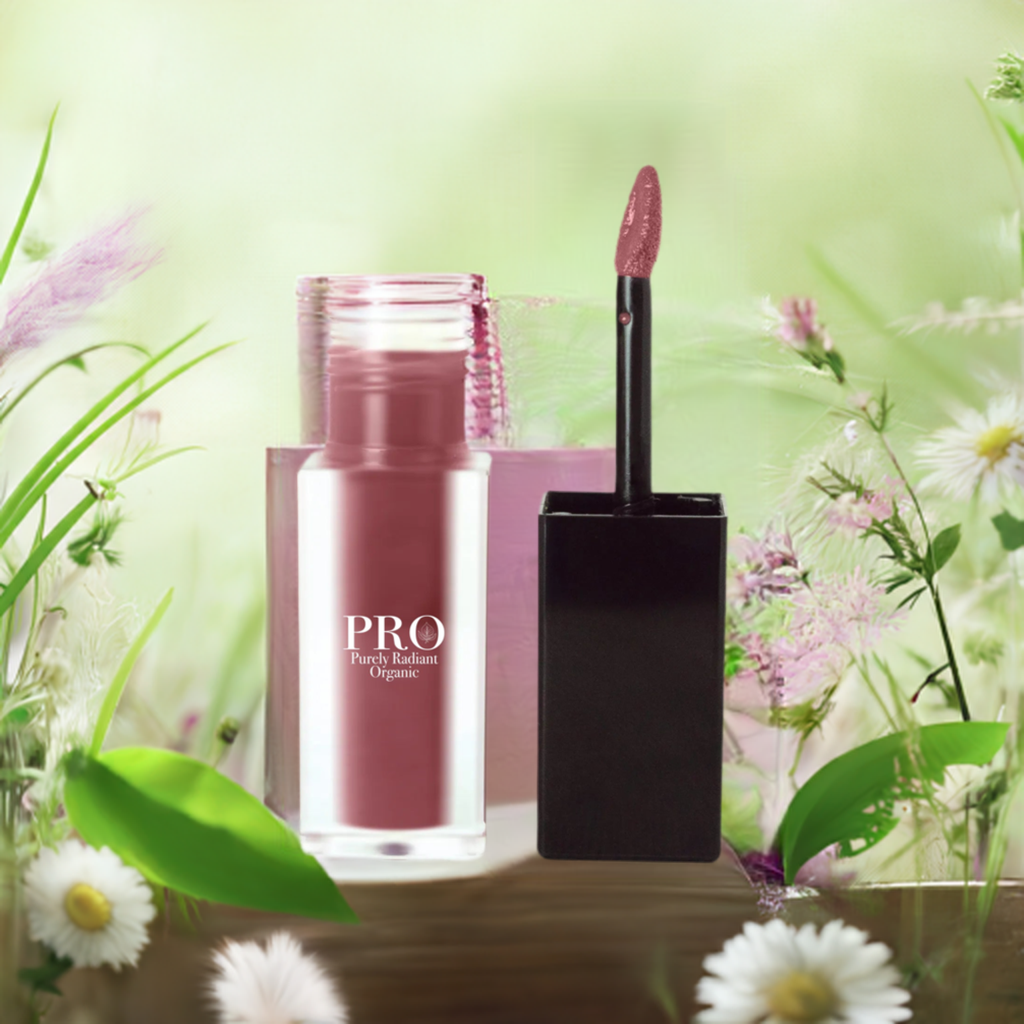 Purely Radiant Organic Matte Lip Stain - Dark Cherry Unleash Your Boldness with Long-Lasting Elegance