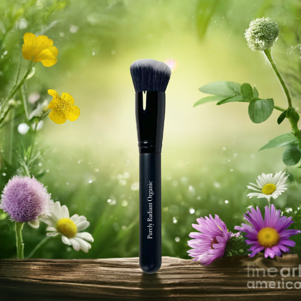 Organic Stipple & Blend Foundation Brush for Flawless Coverage