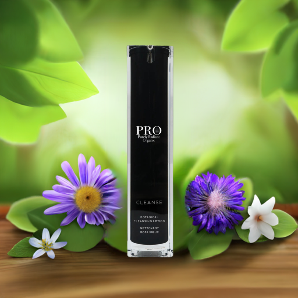 Purely Radiant Organic Botanical Cleansing Lotion - Mild and Nourishing Skincare