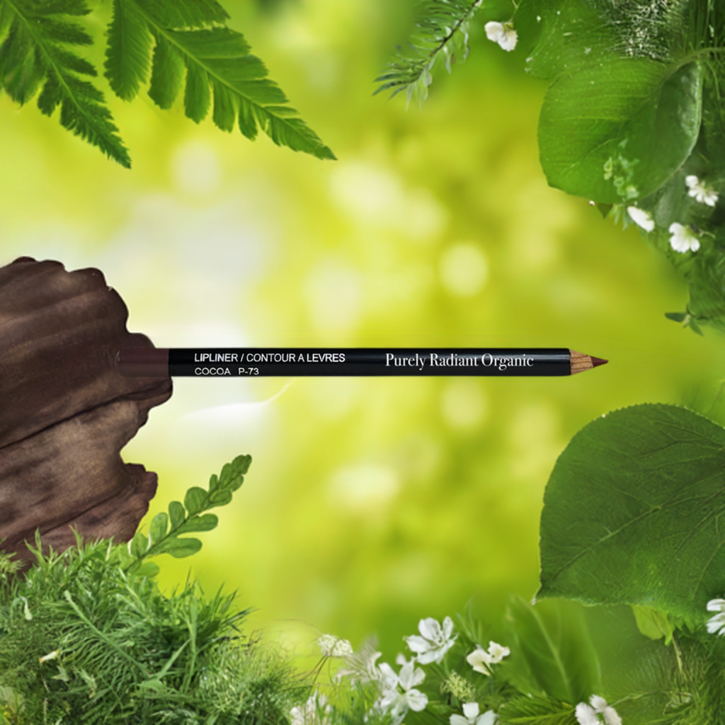 Eco-Friendly Natural Beeswax Lip Liner in Smooth Brown Cocoa for Defined Lips