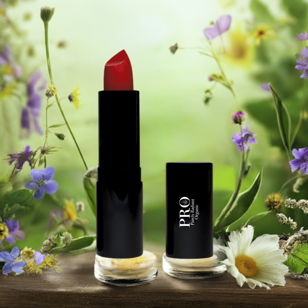 Purely Radiant Organic's Luxury Cream Lipstick in Regal Red