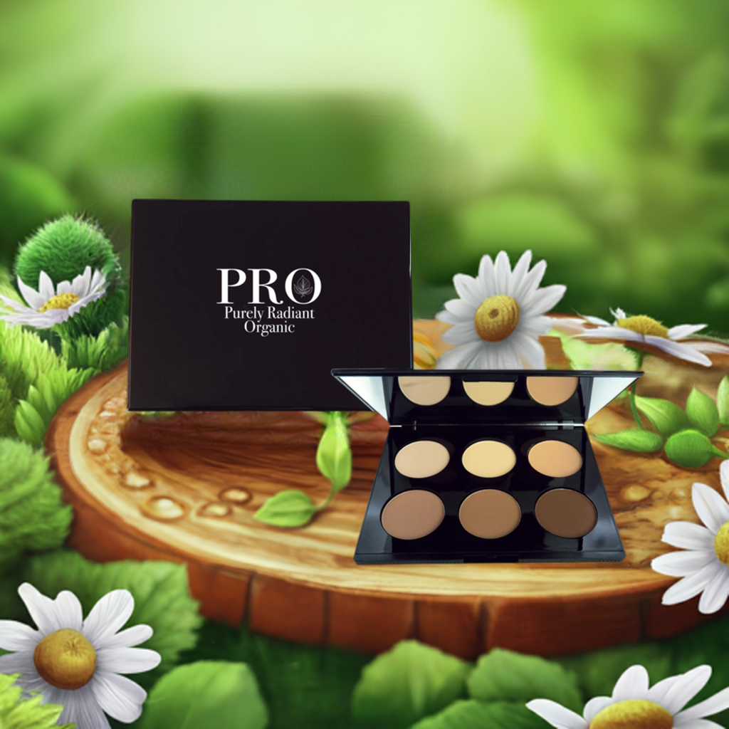 Purely Radiant Organic - Contour and Highlight Palette - Natural Glow