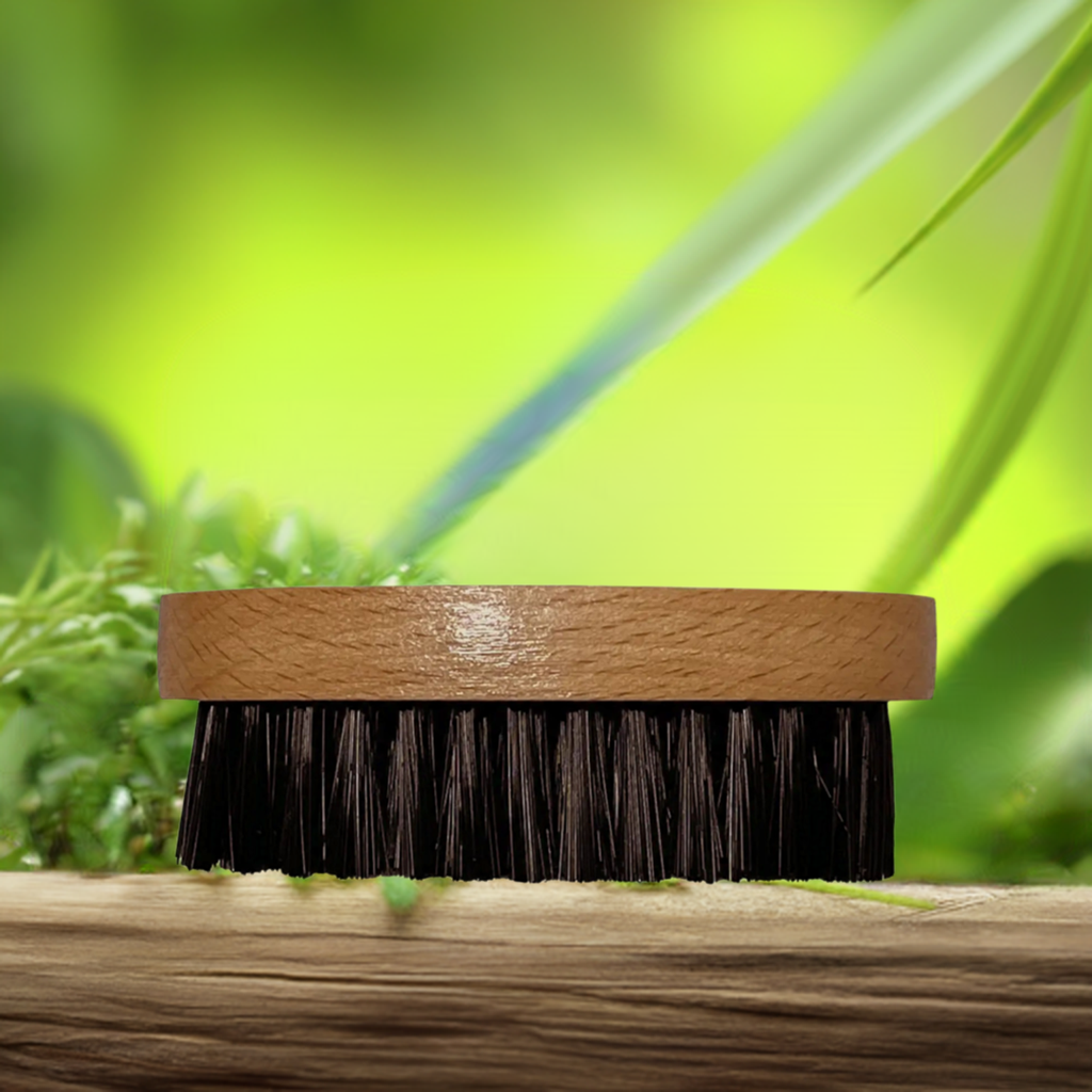 Organic Beard Grooming Nylon Brush for Radiant and Healthy Facial Hair