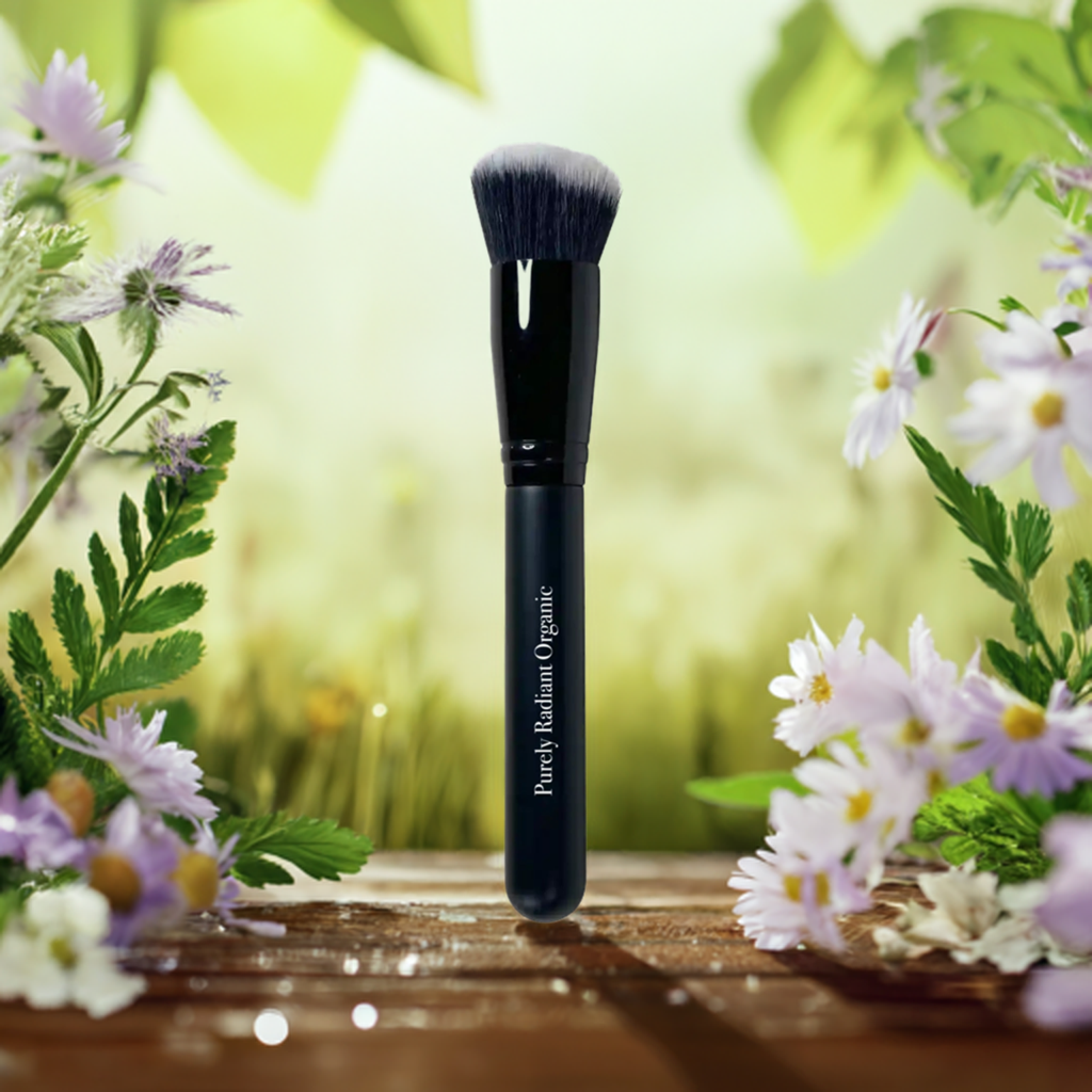 Organic Stipple & Blend Foundation Brush for Flawless Coverage