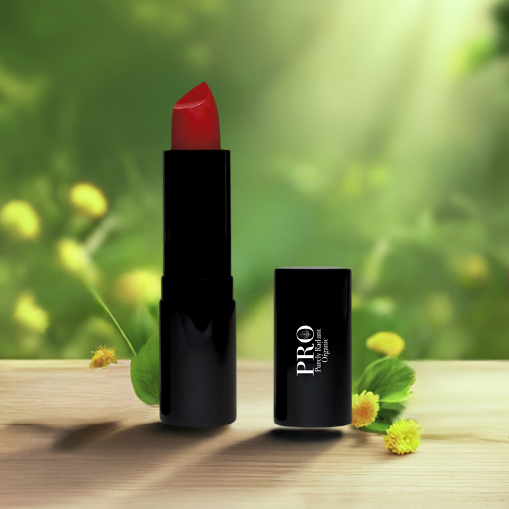 Purely Radiant Organic's Luxury Cream Lipstick in Regal Red