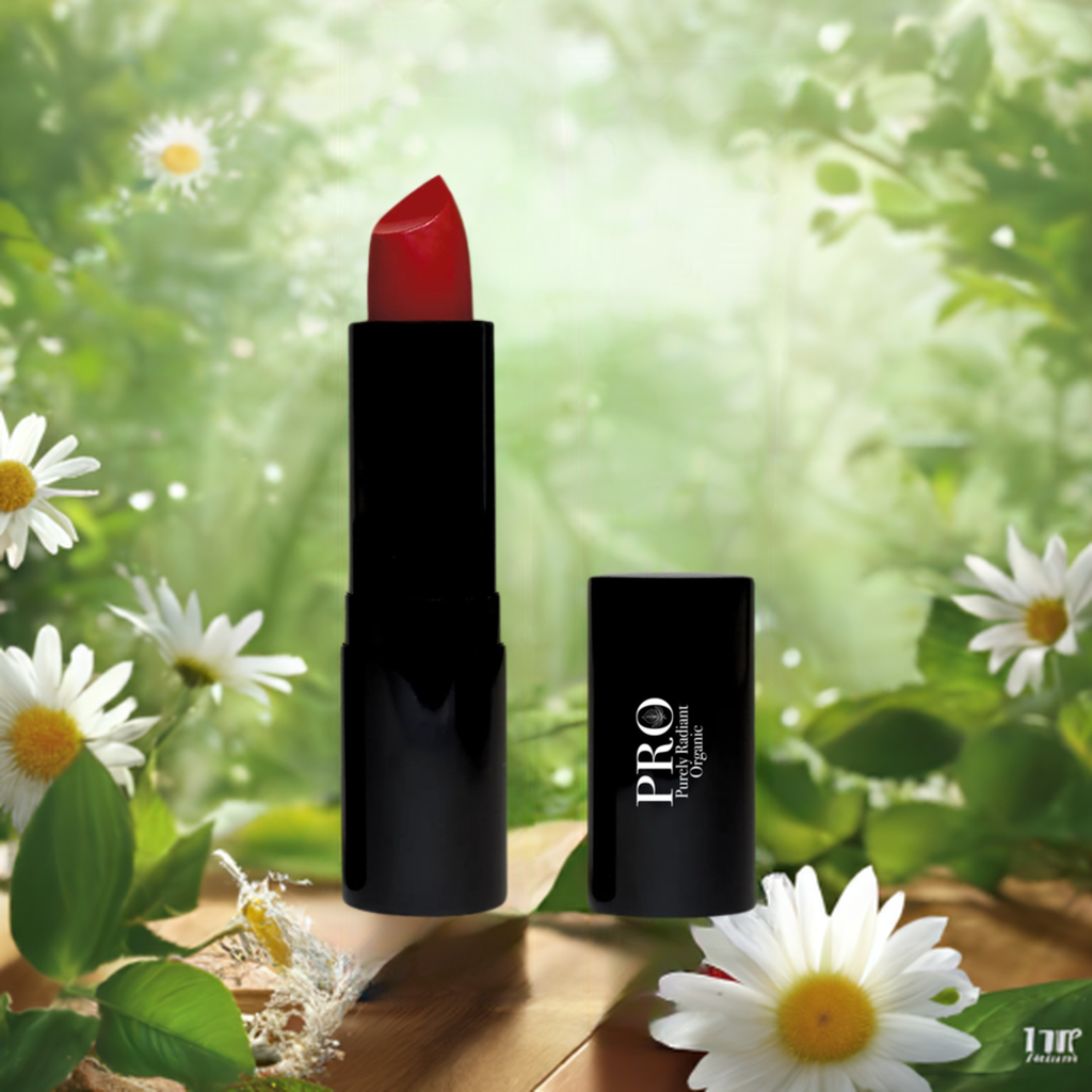 Purely Radiant Organic's Luxury Cream Lipstick in Regal Red