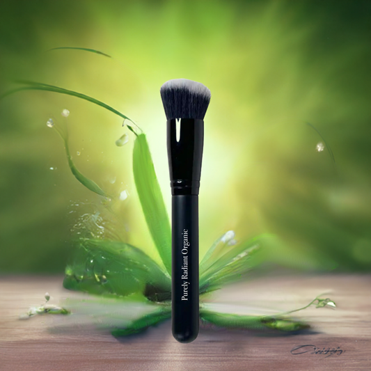 Organic Stipple & Blend Foundation Brush for Flawless Coverage