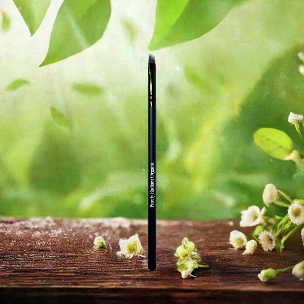 Angled Liner Brush for Precision Eye & Brow Perfection | Purely Radiant Organic