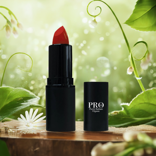 Luxurious Organic Lipstick - Oh So Red