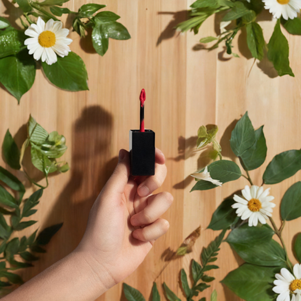 Get Flawlessly Matte Lips with Purely Radiant Organic's Deep Burgundy Matte Lip Stain