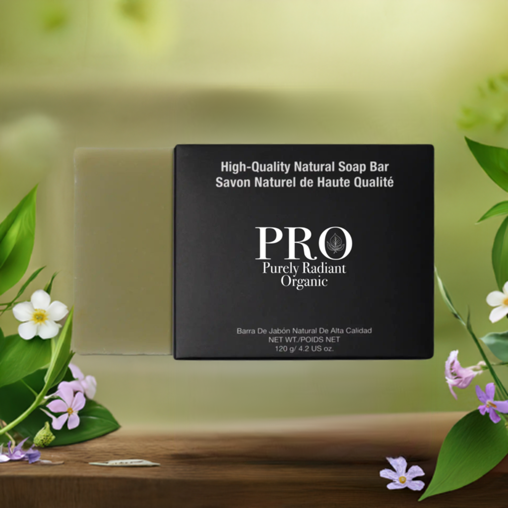 Purely Radiant Organic - Natural Green Tea Lemongrass Calming Soap