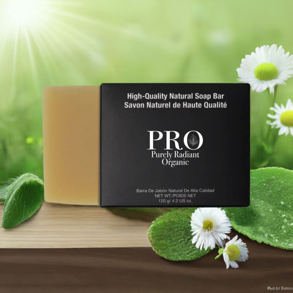 Purely Radiant Organic - Natural Basil Blast Soap