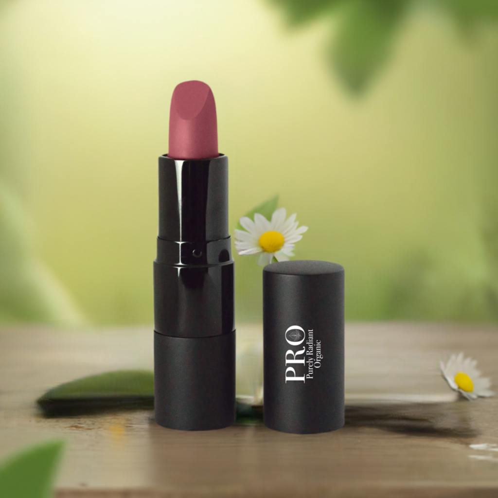 Get Flawlessly Matte Lips with Purely Radiant Organic's Azalea Kiss Lipstick