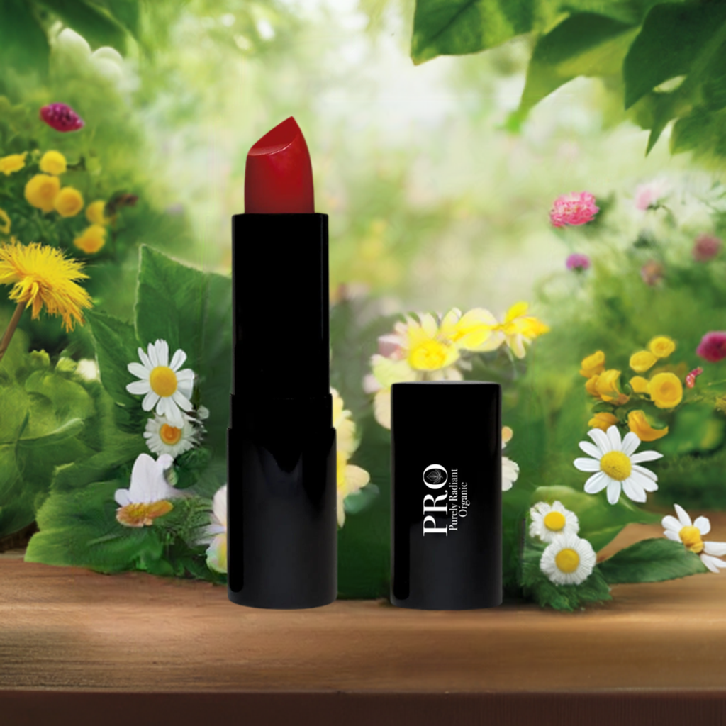 Purely Radiant Organic's Luxury Cream Lipstick in Regal Red