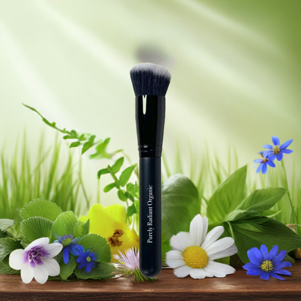 Organic Stipple & Blend Foundation Brush for Flawless Coverage