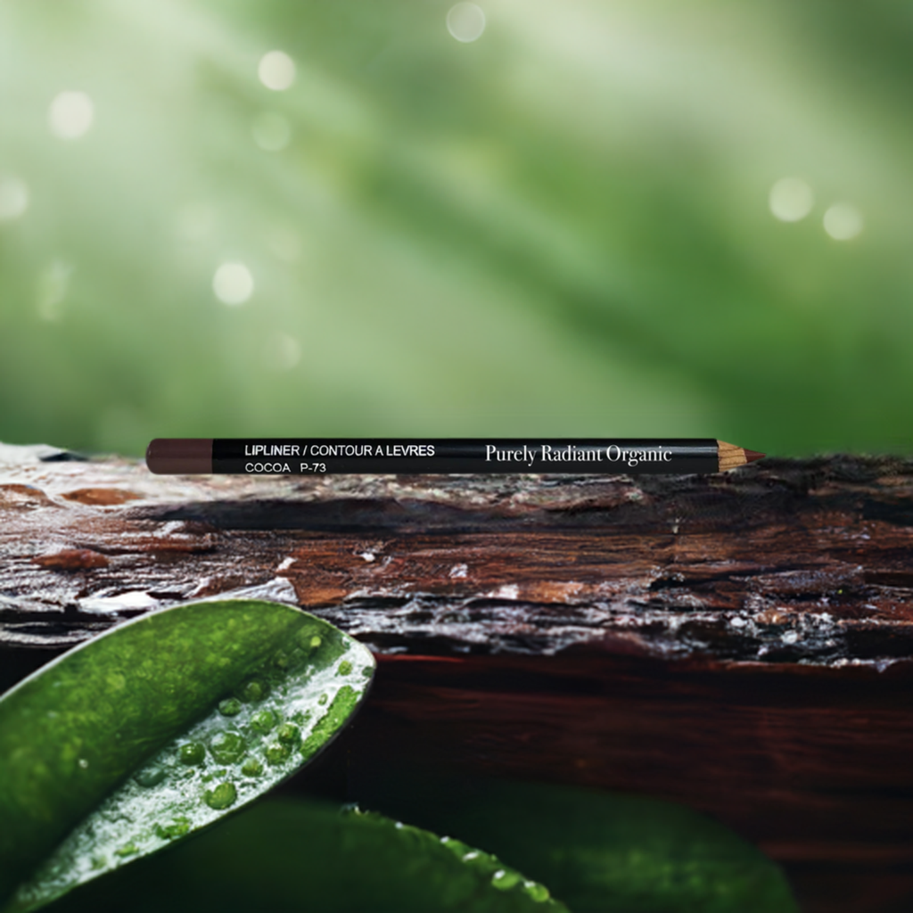 Eco-Friendly Natural Beeswax Lip Liner in Smooth Brown Cocoa for Defined Lips