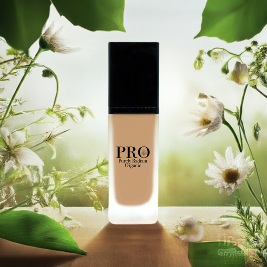 Unveil Your Natural Glow: Purely Radiant Organic Foundation with SPF - Oak