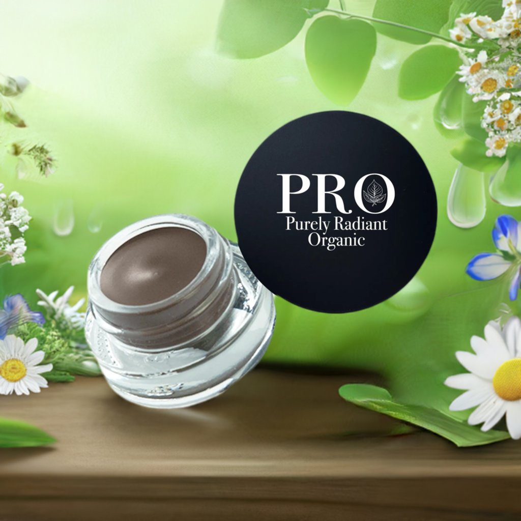 Waterproof Light Brown Organic Eyebrow Sculpting Pomade with Oil Control